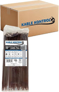 Kable Kontrol Brown Zip Ties 11 Inch 8, 50 Lbs Tensile Strength, Bulk Pack by KABLEKONTROL%C2%AE