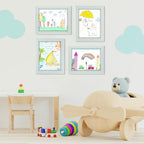 Kids Art Frames, 8.5x11 Front Opening Kids Artwork Frames Changeable, Pale - Image 5