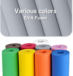 Do²ping Gray Eva Foam Sheets Roll, 10mm EVA Craft Foam 39''x13.9'' High Density - Image 6