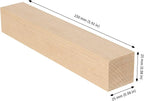 JAPCHET 20 PCS 6 x 1 x 1 Inch Basswood Carving Blocks, Natural Whittling Blocks - Image 2
