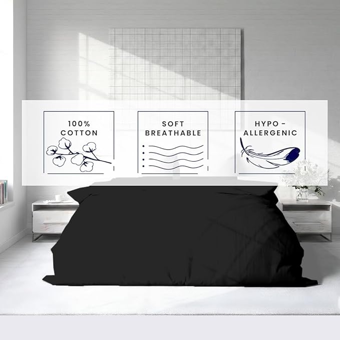 Kotton Culture 1 Pc Twin XL/Twin Duvet Cover Only-100% Egyptian Cotton 600 - Image 5