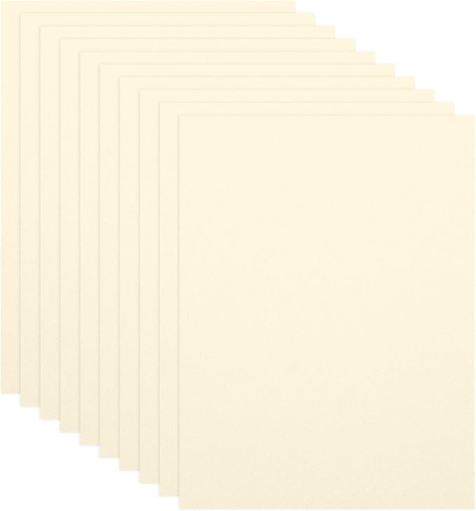 PATIKIL 10Pcs Beige EVA Foam Sheets, 15.7 x 11.8 Inches 1mm Thick Foam Sheets by PATIKIL