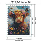 MYBISYMQQ Highland Cow Cross Stitch Kits - Image 2