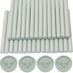 Sage Green Wax Seal Sticks, Vanilla Green Sealing Wax Gun Sticks Great by ONWINPOR