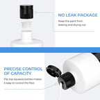 Nicpro White Large Acrylic Paint, Rich Pigments, Non Toxic Craft Paint - Image 3