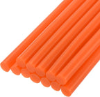 uxcell Mini Hot Glue Sticks for Glue Gun 11mm x 200mm Bright Orange 12pcs by uxcell