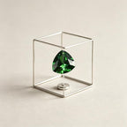 Emerald Green Color Cubic Zirconia Loose Beads Unset - Image 8