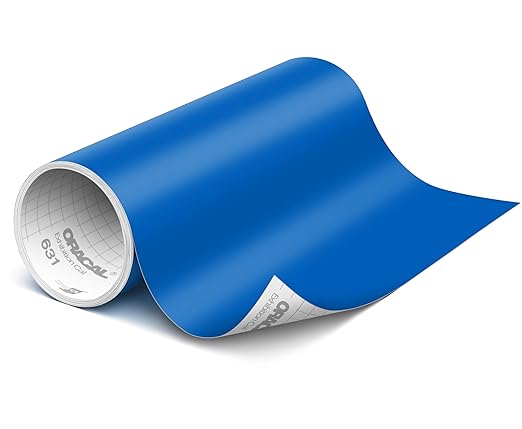 ORACAL 631 Matte Gentian Vinyl Durable Roll Easy to Weed Permanent Adhesive by Orafol
