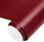 Gatichetta Maroon Vinyl Burgundy Self Adhesive Vinyl Craft Permanent Vinyl Roll by Gatichetta