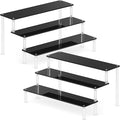 2 Packs Acrylic Display Stand Riser, 3 Tier Perfume Organizer Cupcake Stand | by FUNFERY