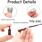 1 Set Miniature Things 1/12 Scale Dollhouse Accessories Miniature Money Mini - Image 2