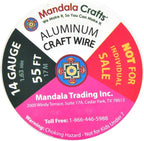 Mandala Crafts 14 GA Black Red Green Assorted Anodized Aluminum Craft Wire | - Image 3