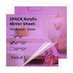 Mirror Acrylic Sheets 1/8 ” Thick by gdhwcxl