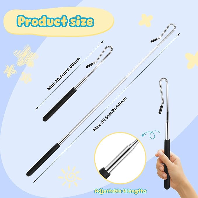 Adjustable Puppet Handles Metal Arm Control Rod Arm Control Stick Accessory - Image 3