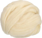 uxcell Needle Felting Wool, 8.5 Oz Nature Fibre Wool Yarn Roving by uxcell