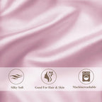 Queen Satin Pillowcase for Hair 2pc, Similar to Silk Pillow Cases, Easier Care - Image 5