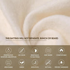 Zipcase 47 Inches X 59 Inches Queen Size Warm Soft Natural Cotton Batting - Image 2