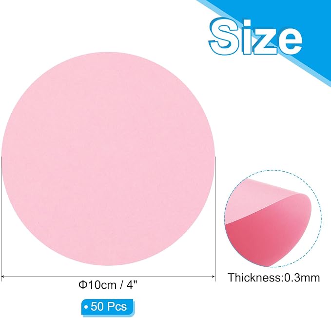 PATIKIL 4inch Circle Card Stock - Image 2