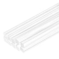 MECCANIXITY 10pcs Acrylic Square Rods 1/8" x 14" Clear Acrylic Dowel Rods by MECCANIXITY