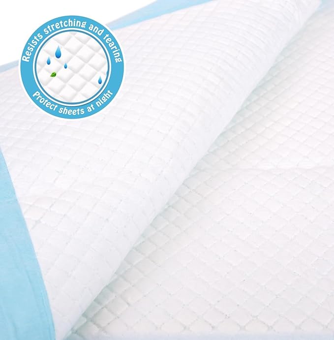 Extra Large Disposable Bed Pads for Incontinence 36" x 36" - 10 Count, Leak-Proof Chucks Pads for Adults, Kids and Pets, Absorbent Disposable Underpads, Incontinence Bed Pads Disposable for Beds