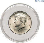 20pcs Clear Plastic Coin Capsules, Coin Collection Case of 5 Size - Image 3