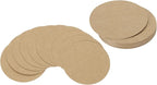 PATIKIL 3inch Circle Card Stock, Kraft Color by PATIKIL