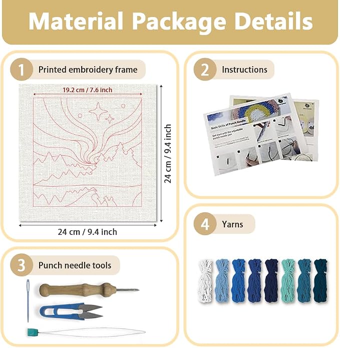 Doodlream Aurora Night Scene Needle Kit - Image 2