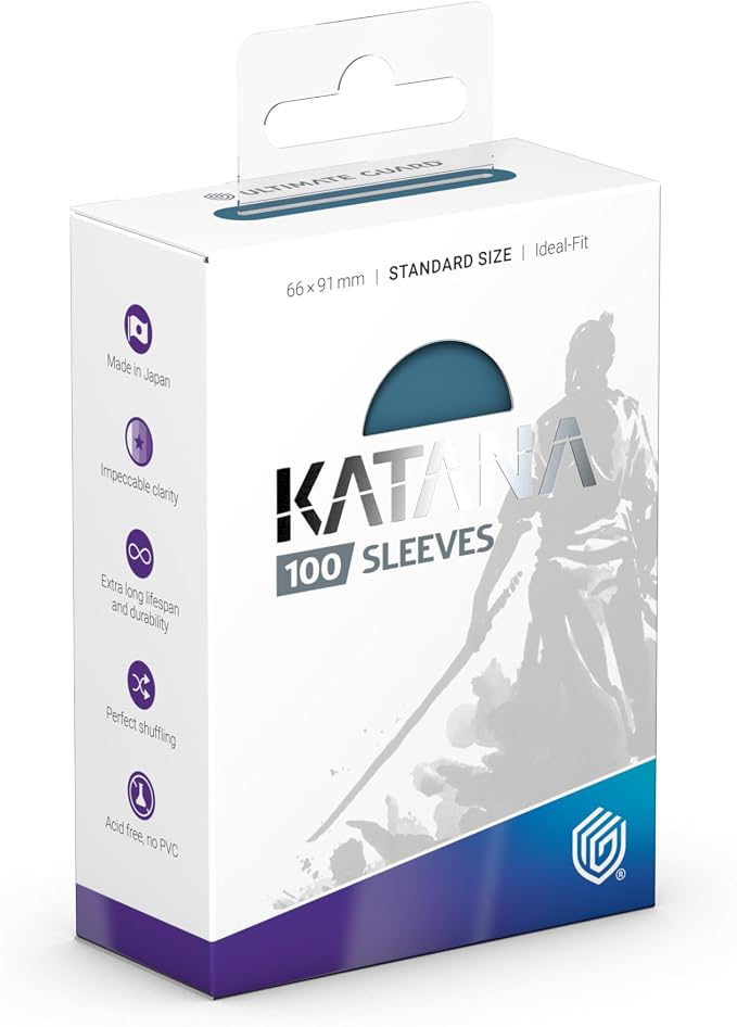 Ultimate Guard Katana Card Sleeves: 100 Standard Size TCG Sleeves, 66 x 91mm - Image 2