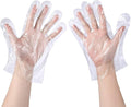 MoloTAR 100 pcs Plastic Disposable Gloves, Disposable Gloves, One Size Fits Most by MoloTAR