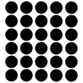 30Pcs 2 inch Black Acrylic Discs Acrylic Circle Blanks, Round Acrylic Sheets by DARENYI