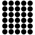 30Pcs 2 inch Black Acrylic Discs Acrylic Circle Blanks, Round Acrylic Sheets by DARENYI