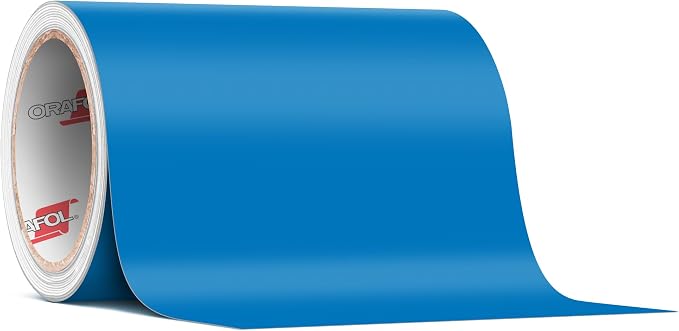 ORACAL 651 Matte Sky Blue Permanent Vinyl Tape Roll – Premium Adhesive Film by Orafol