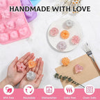 SJ Silicone Soap Molds 3 Packs, Flower Soap Molds - Image 6