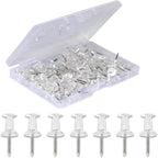 120-Pack Push Pins for Bulletin Board, Thumb Tacks by YEVEETTE