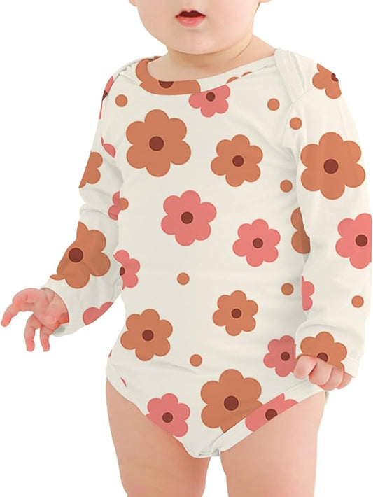 Jimonda Bamboo Baby Bodysuit Long Sleeve Infant Romper Soft Boy Girl Unisex Newborn Clothes One Piece Outfits Summer Fall