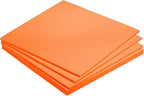 MECCANIXITY EVA Foam Sheets Orange 9.8 Inch x 9.8 Inch 5mm Thick Crafts Foam by MECCANIXITY