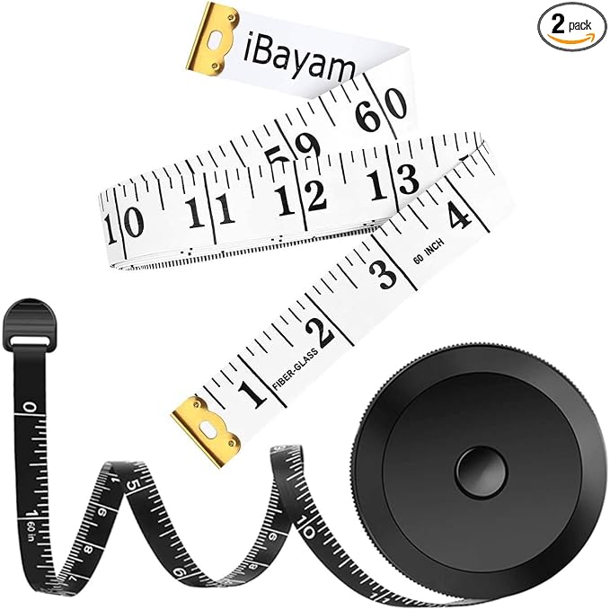 iBayam 2 Pack Tape Measure Measuring Tape by iBayamDirect