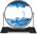 3D Moving Sand Art Glass Ornament, Stress Relief Desk Decor Gift by Unknown