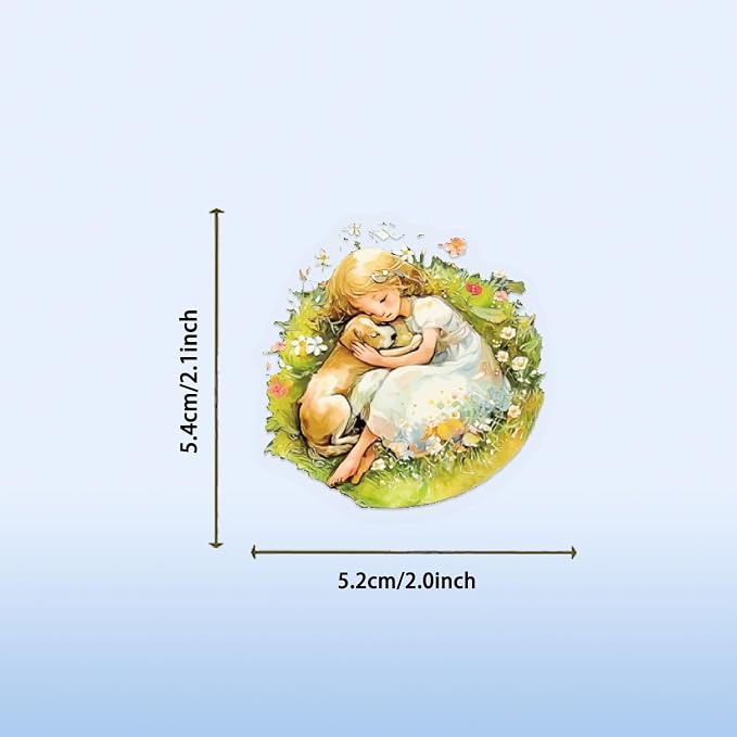 50 PCS Fairytale Princess Stickers - Image 2