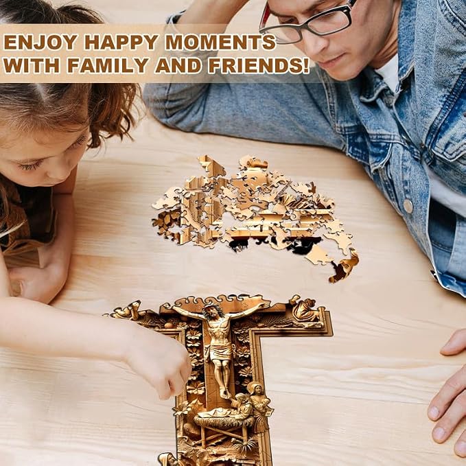 Jigfoxy Wooden Puzzles for Adults, Eternal Grace Wood Puzzles Adult, Unique - Image 2