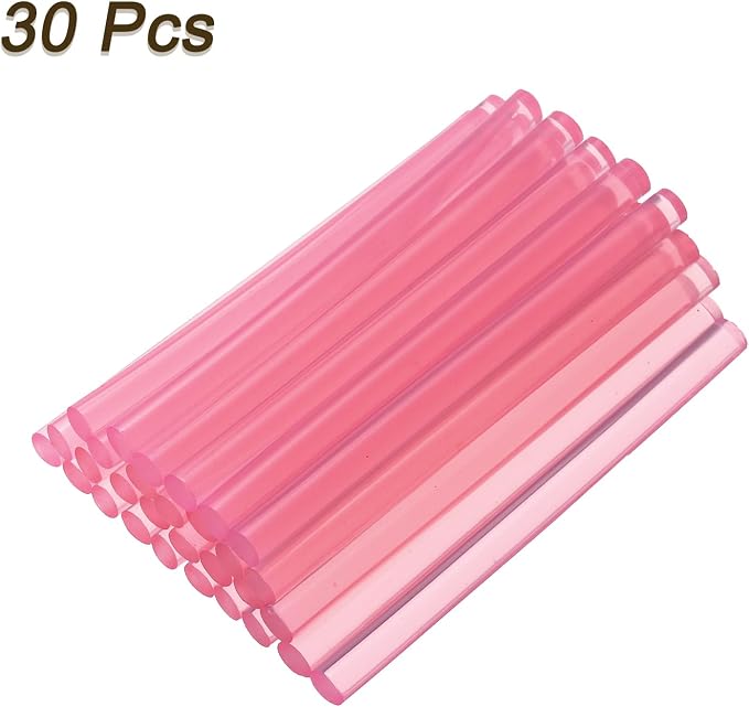 uxcell 30pcs 7mm x 100mm Mini Hot Glue Sticks - Image 3
