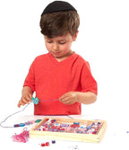 Melissa & Doug Created by Me! Heart Beads Wooden Bead Kit, 120+ Beads and 5 - Image 6