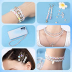 1000PCS Colourful Letter Beads for Threading, 4 x 7 MM, A-Z White Letter Beads - Image 5
