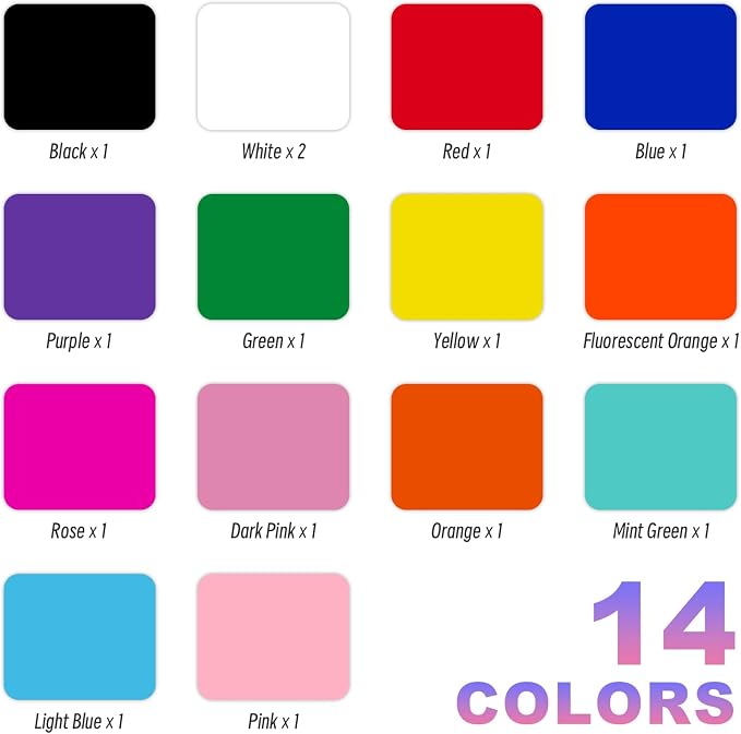 12" x 10" Iron-On 3D Puff Heat Transfer Vinyl Sheets - Image 3