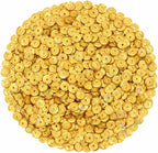 Mandala Crafts 6mm Cup Round Holographic Gold Sequins - Image 2