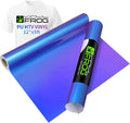 VINYL FROG Chameleon Heat Transfer Vinyl Roll 12" x5ft Gradient HTV Vinyl | by VINYLFROG