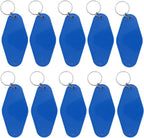 10pcs Blank Hotel Keychains Bulk Vintage Motel Keychain Vinyl HTV printing by Nwsrayu