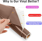 12'' x 42Ft Glossy Brown Permanent Vinyl Roll - Image 2