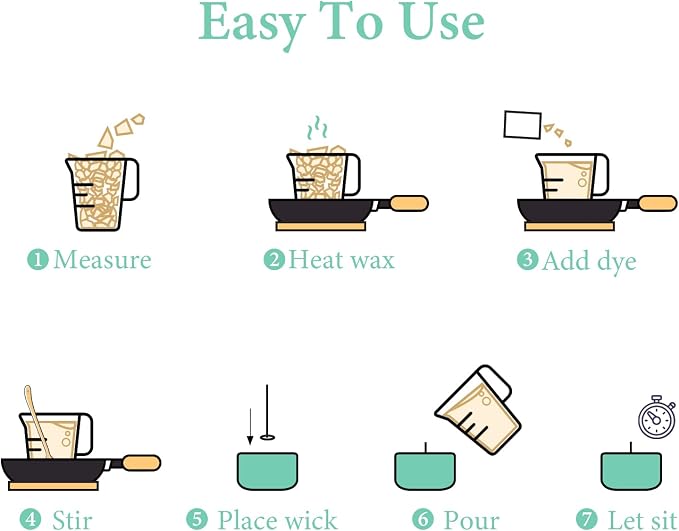 SAEUYVB Natural Soy Candle Wax and Soy Candle Wax - Image 7
