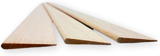 Proartek PK00041 Model BWH004X010 Pack of 10 Balsa Wood Ailerons, and - Image 2